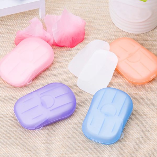 Portable Soap Paper 20 Pcs Sheet