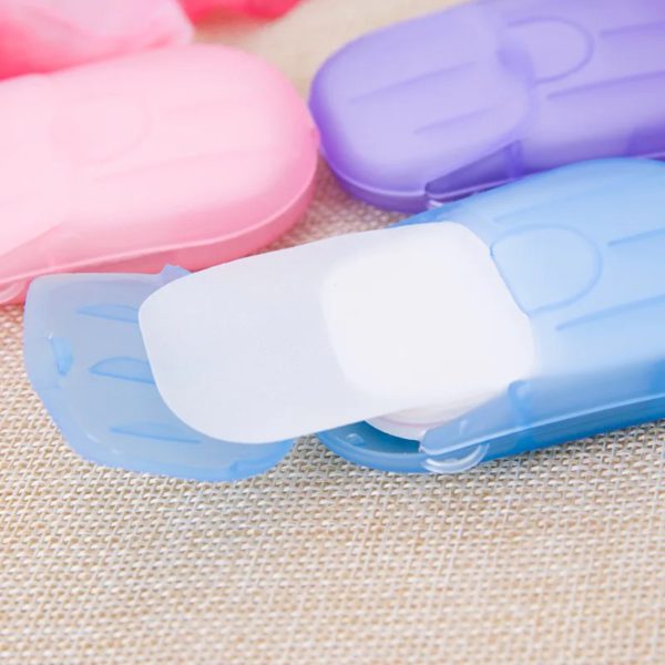 Portable Soap Paper 20 Pcs Sheet